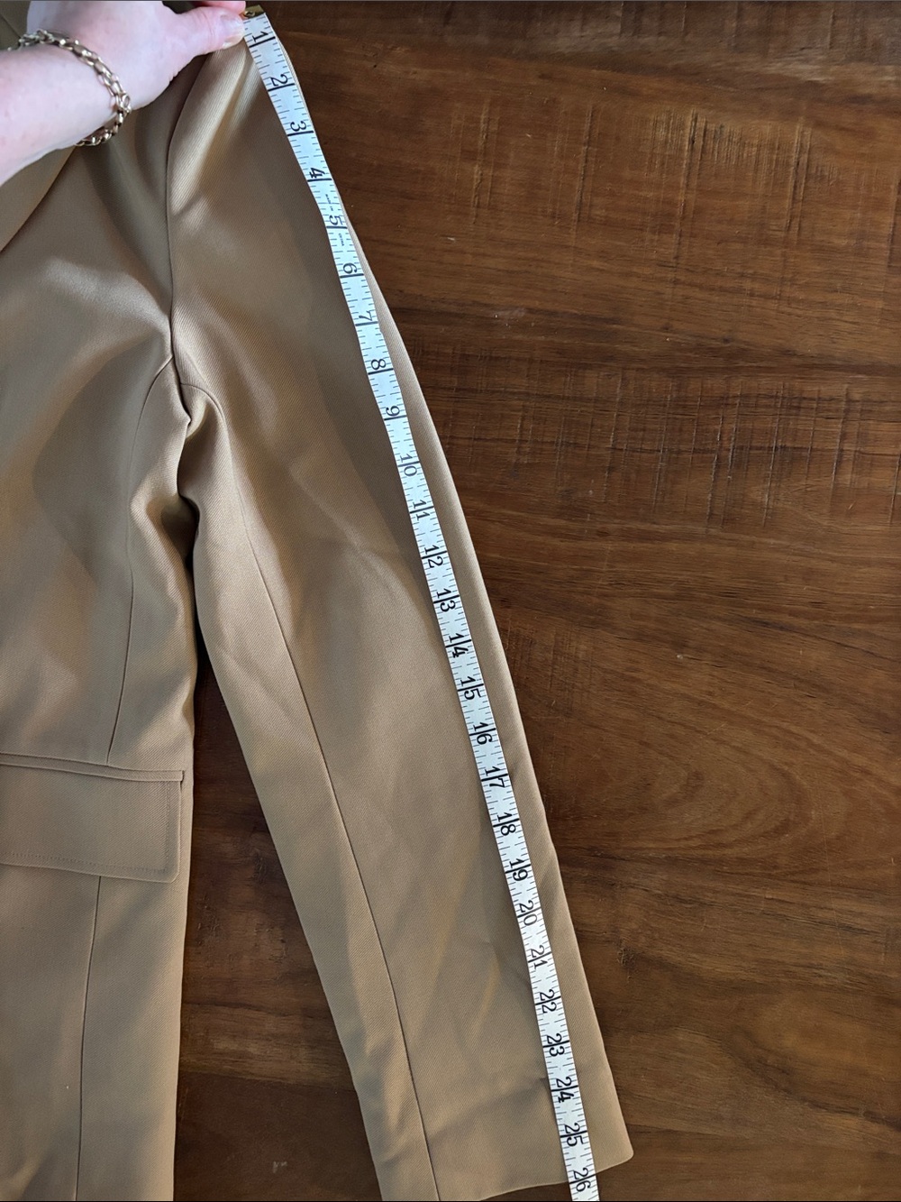 Sophie Rue Camel Two Button Blazer - Picture 7 of 9